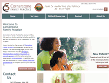 Tablet Screenshot of cornerstone-fp.com